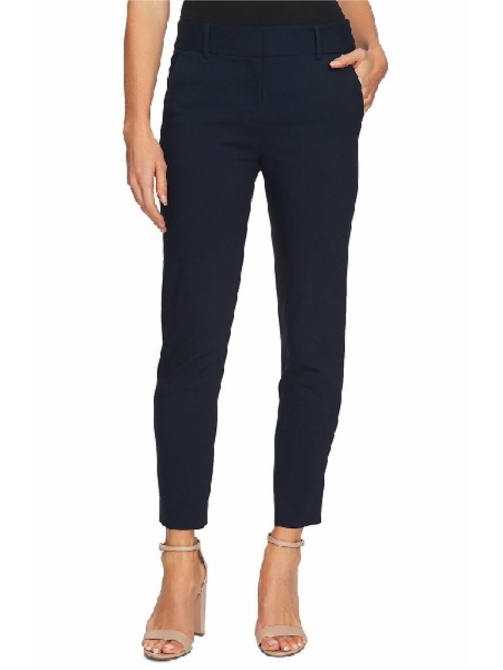 🇨🇦 CeCe Stretch Twill Straight-Leg Pants
